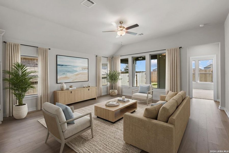 Furnished interior view inside a new home in Stillwater Ranch, San Antonio (Image 16).