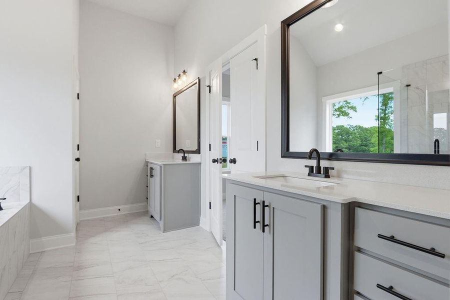 Furnished interior view inside a new home in , Monroe (Image 14).
