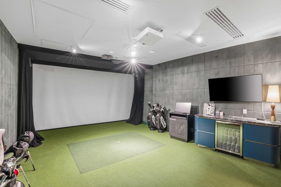 Forte on Flagler Amenity Golf Simulator