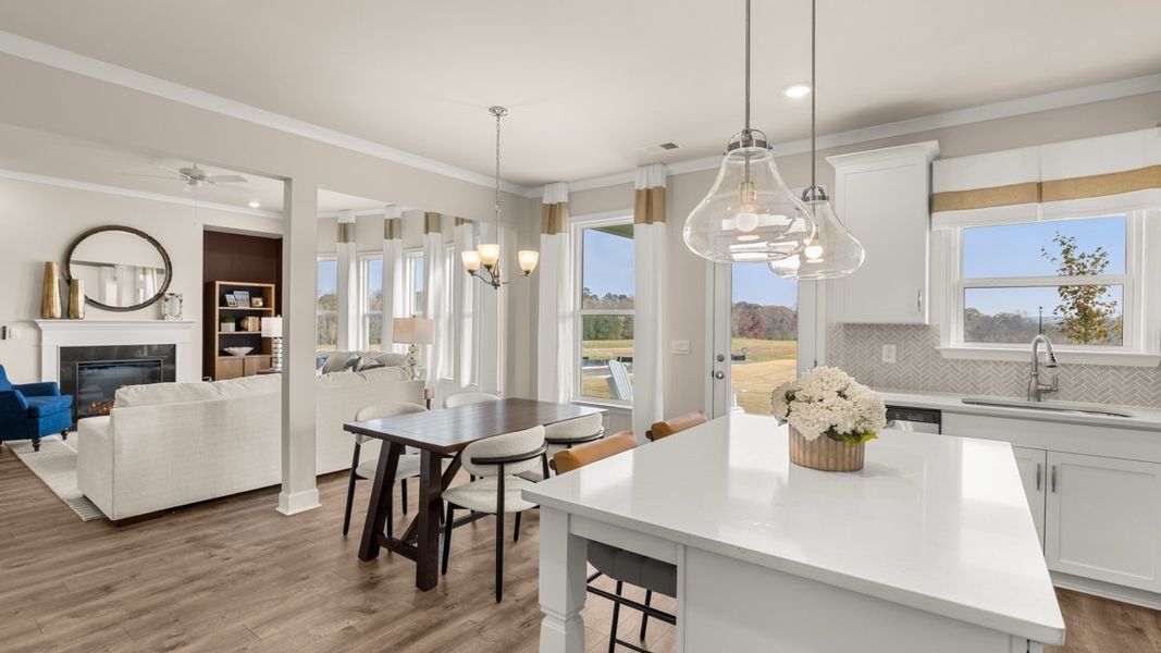 Representative furnished interior of a home built from the Savannah by D.R. Horton in Evergreen Crossing, Locust Grove (Image 10).