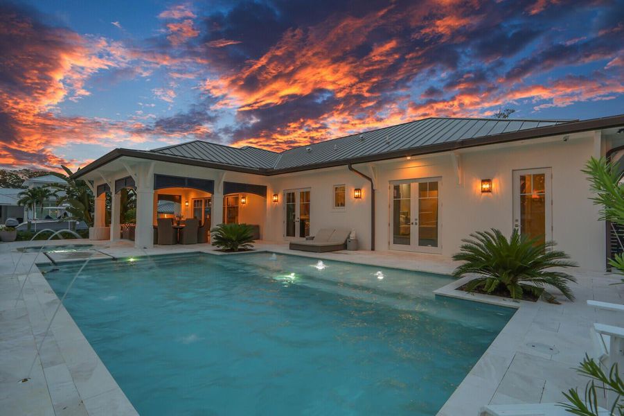 Exterior details and patio area of a home in , Jupiter (Image 2).