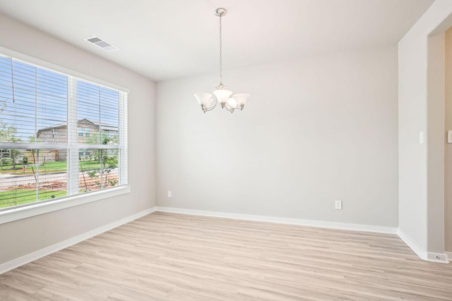 Photo is not of the actual home, but is an inspirational photo of builder’s model home and may depict options, furnishings, and/or decorator features that are not included