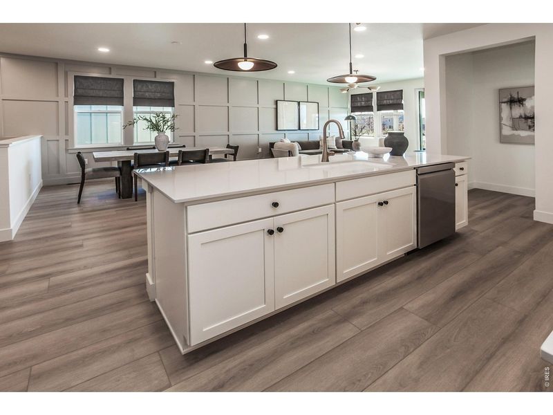 Furnished interior view inside a new home in Trailside Story Collection - Single Family Homes, Timnath (Image 6).