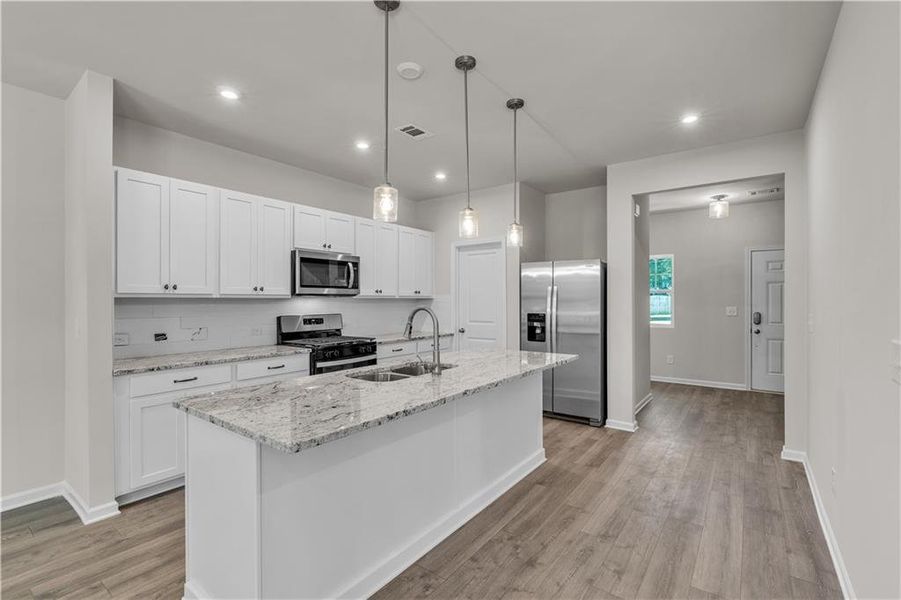 Furnished interior view inside a new home in Sweetlake Grove, Mableton (Image 3).