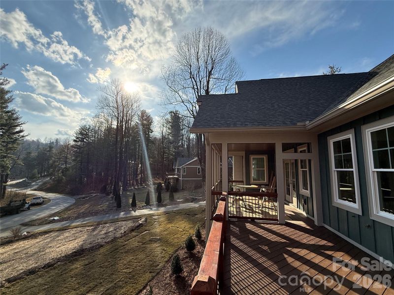 Exterior details and patio area of a home in , Flat Rock (Image 4).