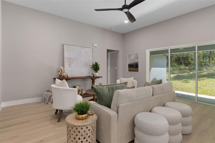 Furnished interior view inside a new home in , Inverness (Image 12).