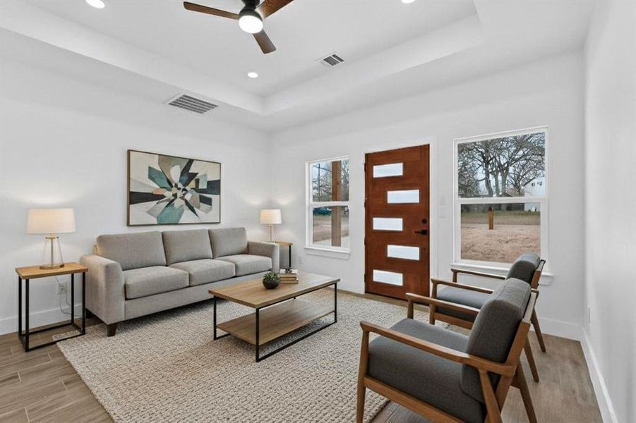 Furnished interior view inside a new home in , Mabank (Image 6).