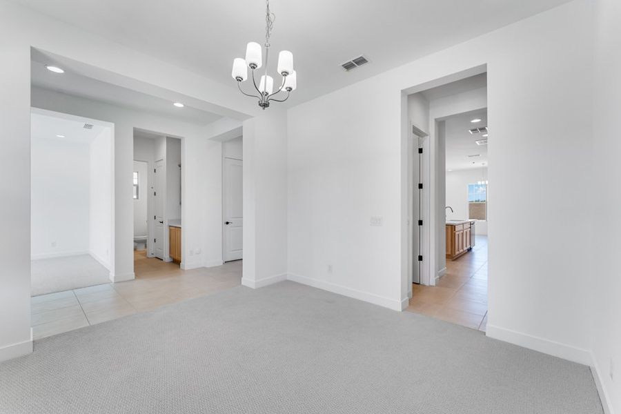 Representative unfurnished interior of a home built from the Denali by Taylor Morrison in Ellsworth Ranch Voyage Collection, Queen Creek (Image 32).