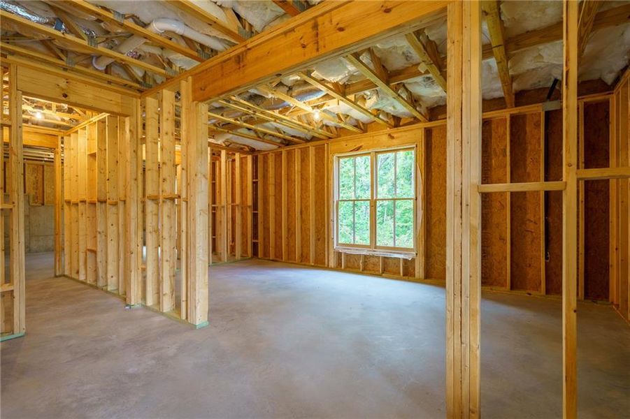 In-progress construction of a new home in Malone's Pond, Ball Ground, GA (Image 56).
