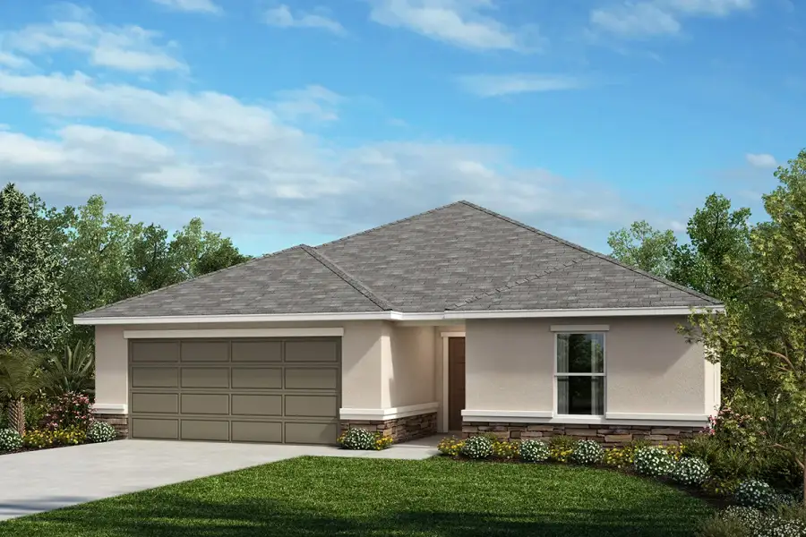Exterior A with optional stone Exterior A with optional stone