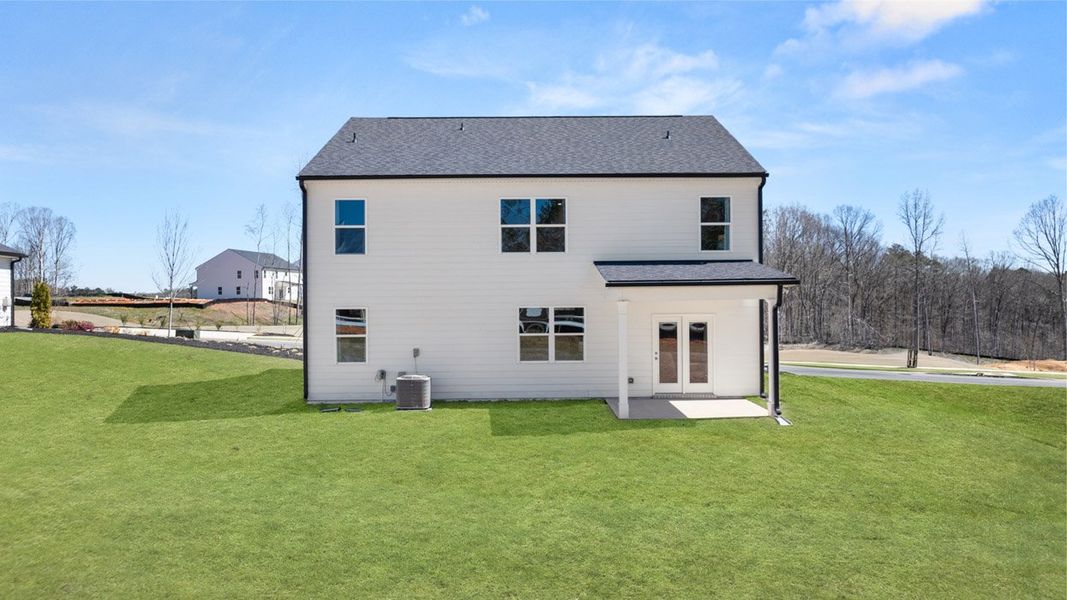 Representative exterior details of a home built from the HAYDEN Express by D.R. Horton in WillowBrook, Winder (Image 3).