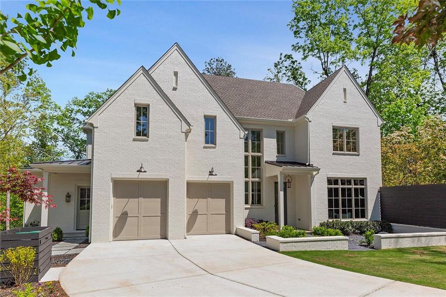 Front exterior of a new home in , Atlanta, GA, highlighting curb appeal (Image 27).