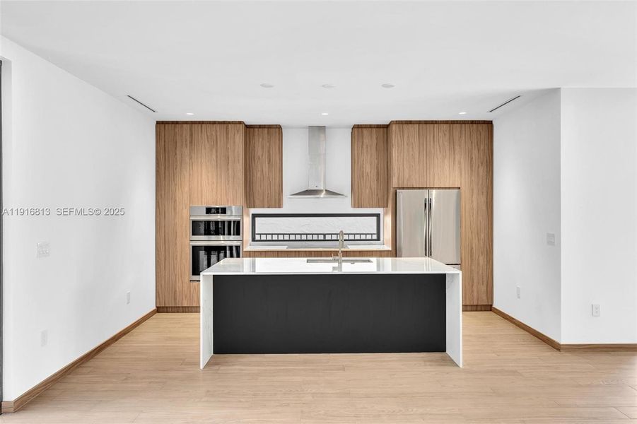 Furnished interior view inside a new home in , Miami (Image 13).