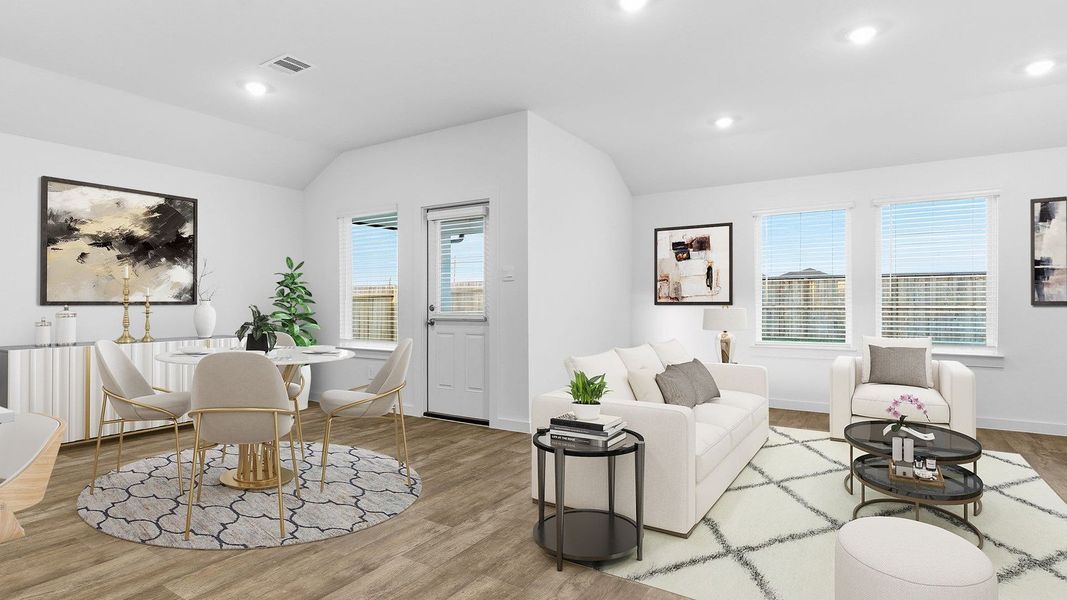 Furnished interior view inside a new home in Evergreen, Rosenberg (Image 12).