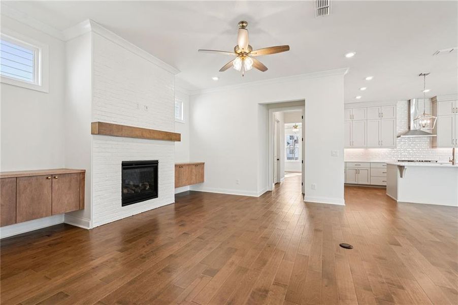 Spacious, unfurnished interior of a new home in Promenade at Sawnee Village, Cumming (Image 25).