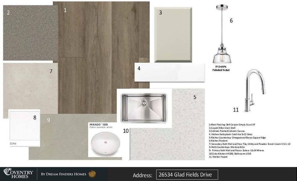 Sample of building materials used in homes in Jubilee, Hockley (Image 3).