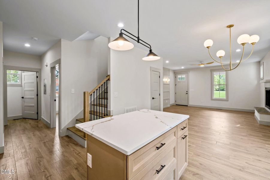 18 Kitchen to living area