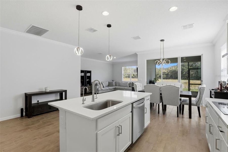 Furnished interior view inside a new home in Lakewood Park, Deland (Image 8). Furnished interior view inside a new home in Lakewood Park, Deland (Image 8).