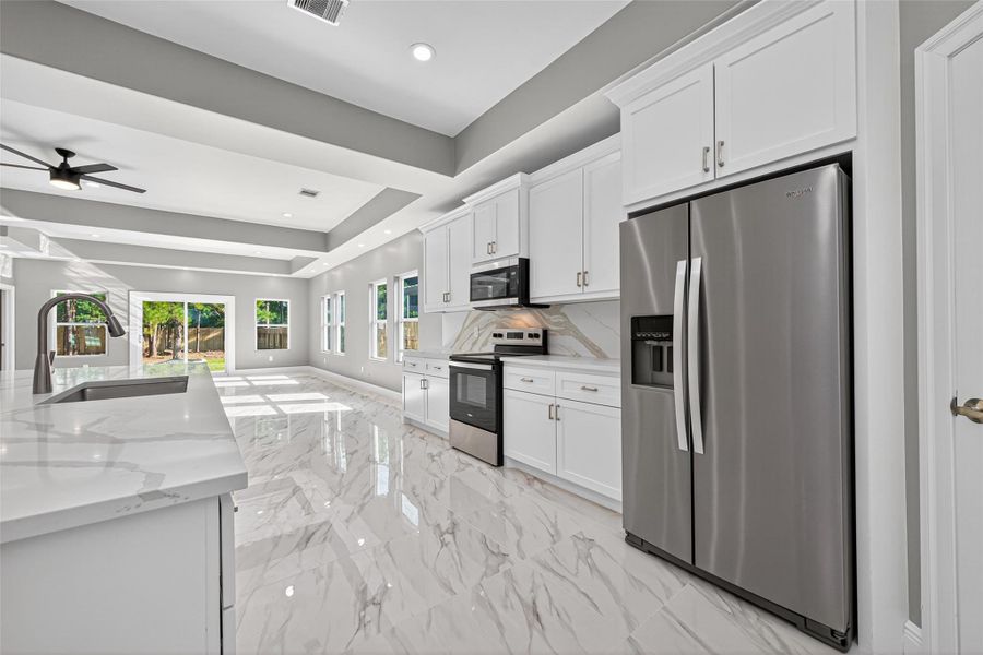 stainless steel appliances