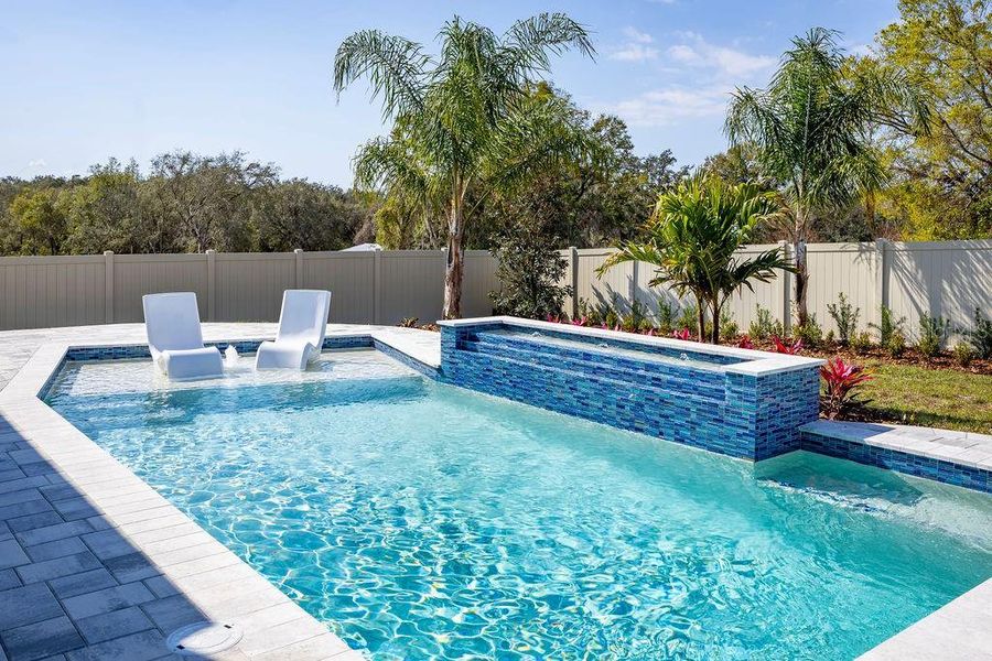 Exterior details and patio area of a home in Wolf Lake Ranch, Apopka (Image 26).