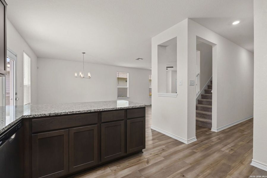Furnished interior view inside a new home in Parklands, Schertz (Image 14).