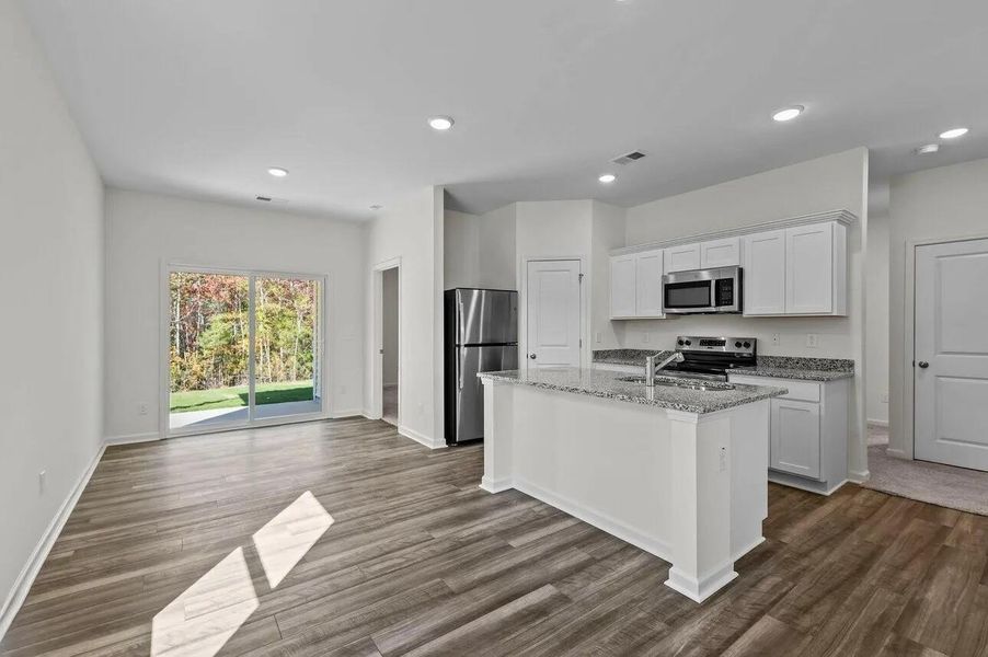 Furnished interior view inside a new home in Williams Landing, Waller (Image 3).