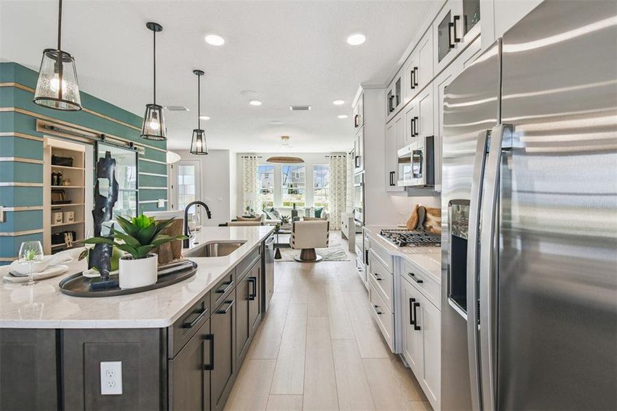 Furnished interior view inside a new home in Lake Star at Ovation, Winter Garden (Image 7).