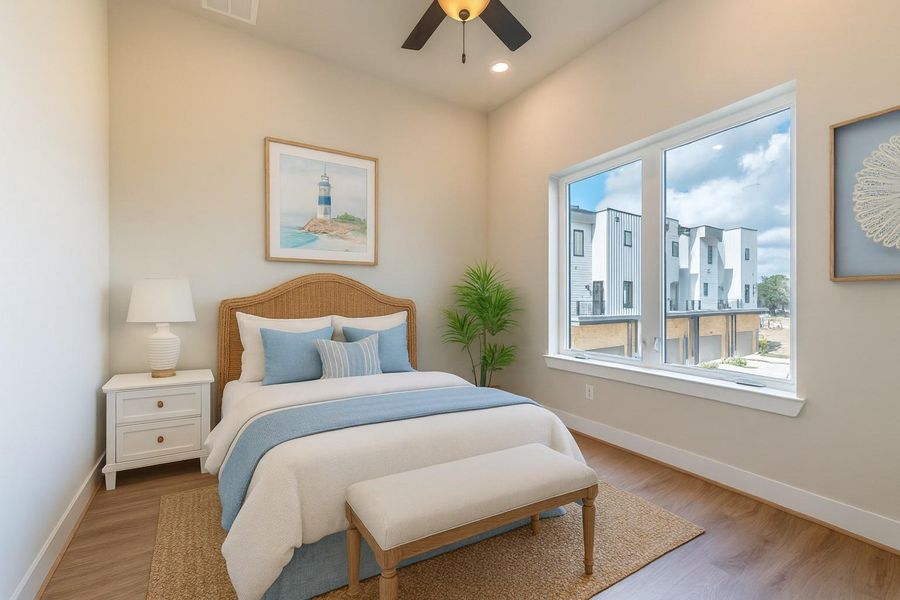 Furnished interior view inside a new home in , Seabrook (Image 14).