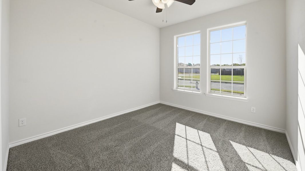 Spacious, unfurnished interior of a new home in Fireside by the Lake, Garland (Image 23).