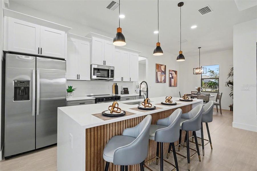 Furnished interior view inside a new home in , Cape Coral (Image 5).