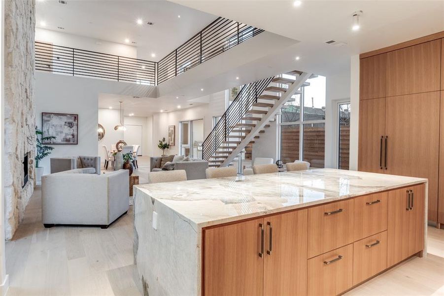 Furnished interior view inside a new home in , Dallas (Image 9).