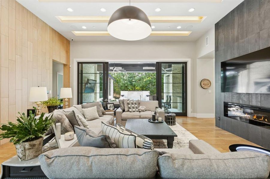 Furnished interior view inside a new home in , Westlake (Image 9). Furnished interior view inside a new home in , Westlake (Image 9).