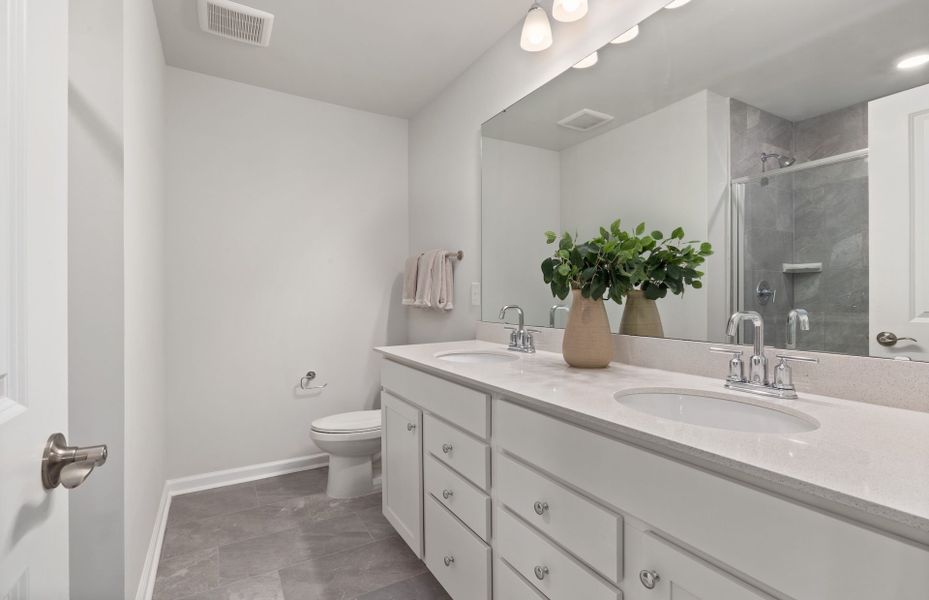 Furnished interior view inside a new home in Saunders Farm, Willow Spring (Image 12).