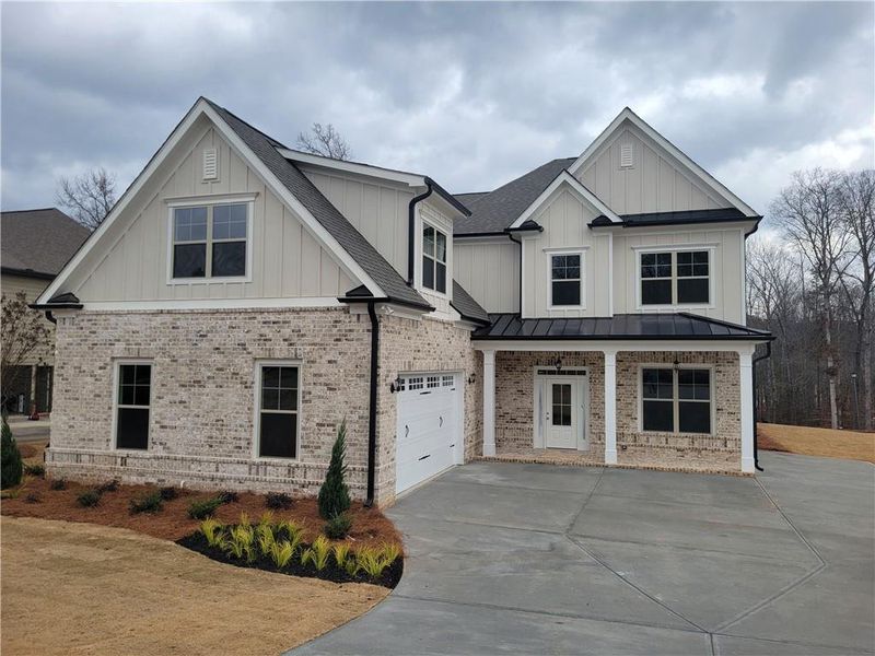 Front exterior of a new home in , Jefferson, GA, highlighting curb appeal (Image 17).