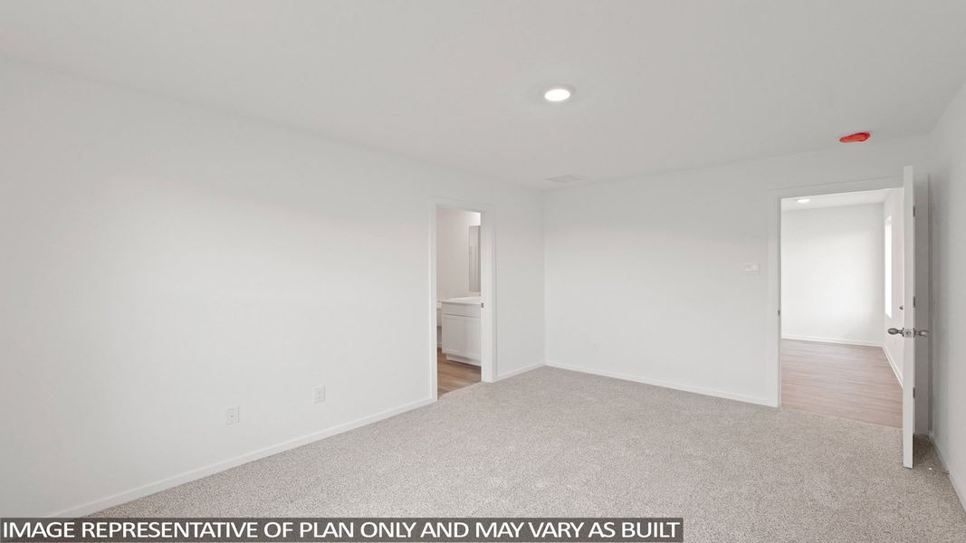 Spacious, unfurnished interior of a new home in Porters Mill, New Caney (Image 17).