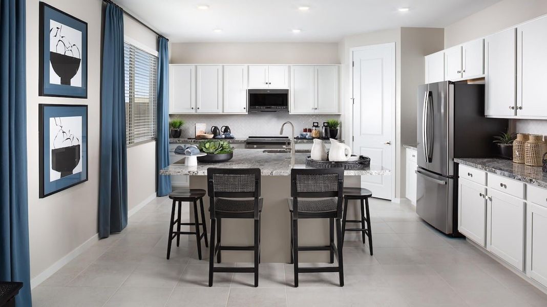 Representative furnished interior of a home built from the 4005 by Risewell Homes in Bella Vista Farms, San Tan Valley (Image 3).