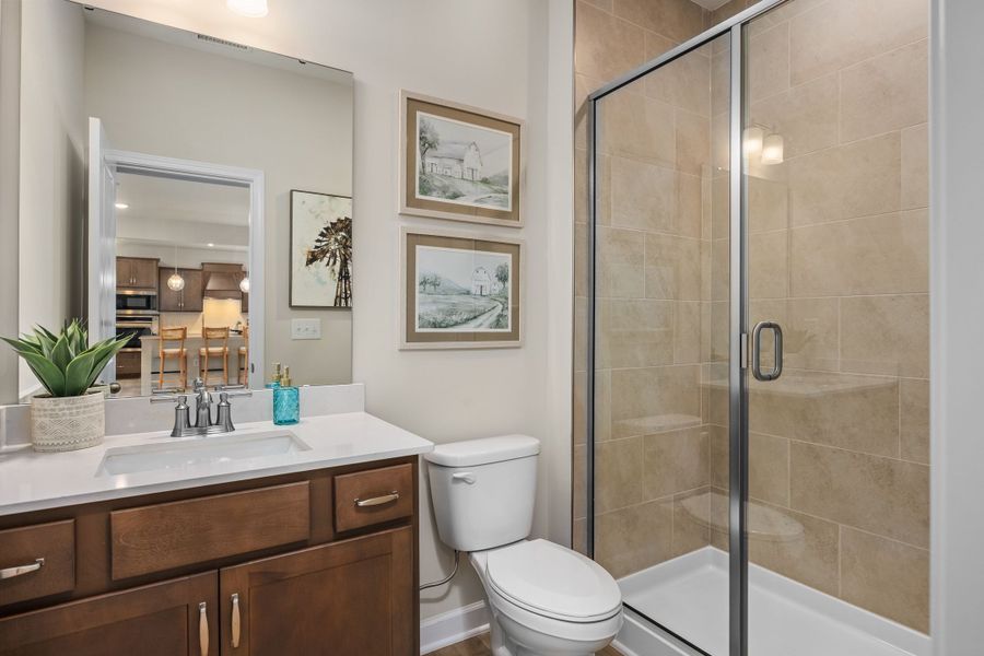 Representative furnished interior of a home built from the The Willow B by Davidson Homes LLC in Retreat at North Main, Lillington (Image 20).