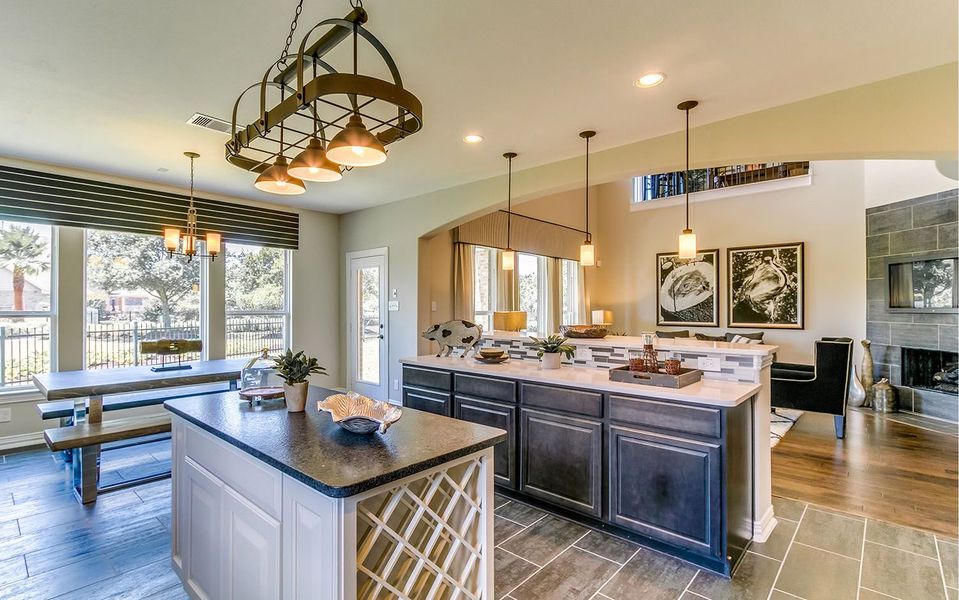 Furnished interior view inside a new home in Marvida, Cypress (Image 10).