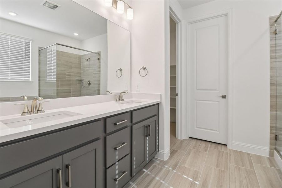 Furnished interior view inside a new home in Ashford Park - Texana Series, Corinth (Image 9).