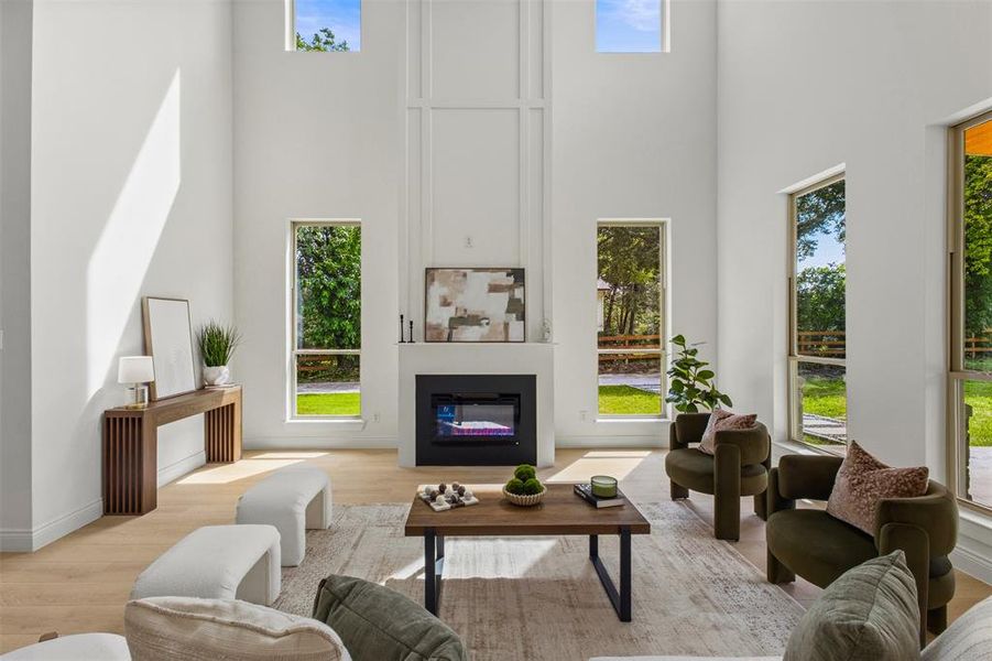 Furnished interior view inside a new home in , Rowlett (Image 17).