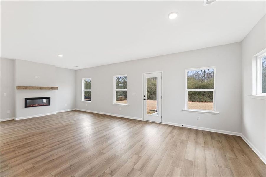 Spacious, unfurnished interior of a new home in The Bluffs, Canton (Image 15). Spacious, unfurnished interior of a new home in The Bluffs, Canton (Image 15).