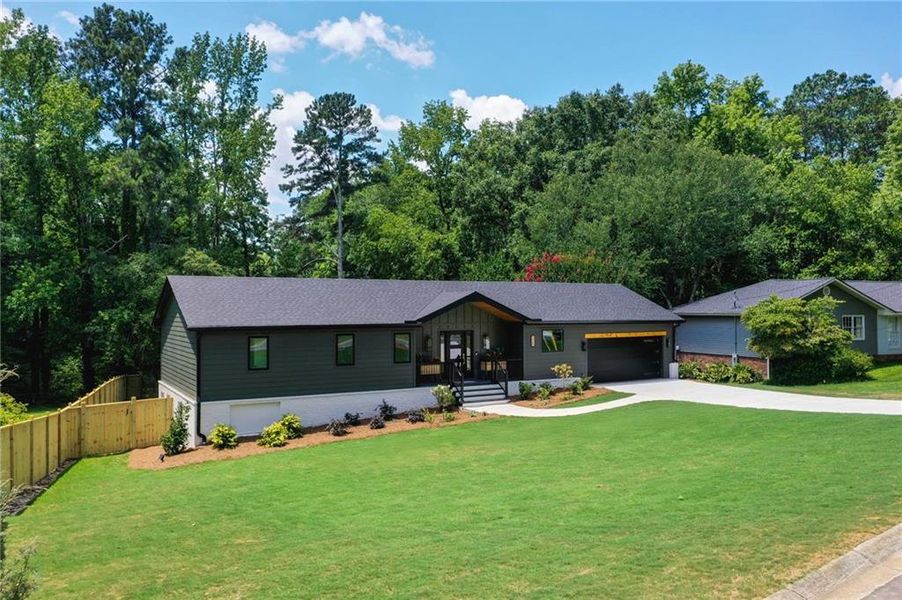 Front exterior of a new home in , Alpharetta, GA, highlighting curb appeal (Image 28).