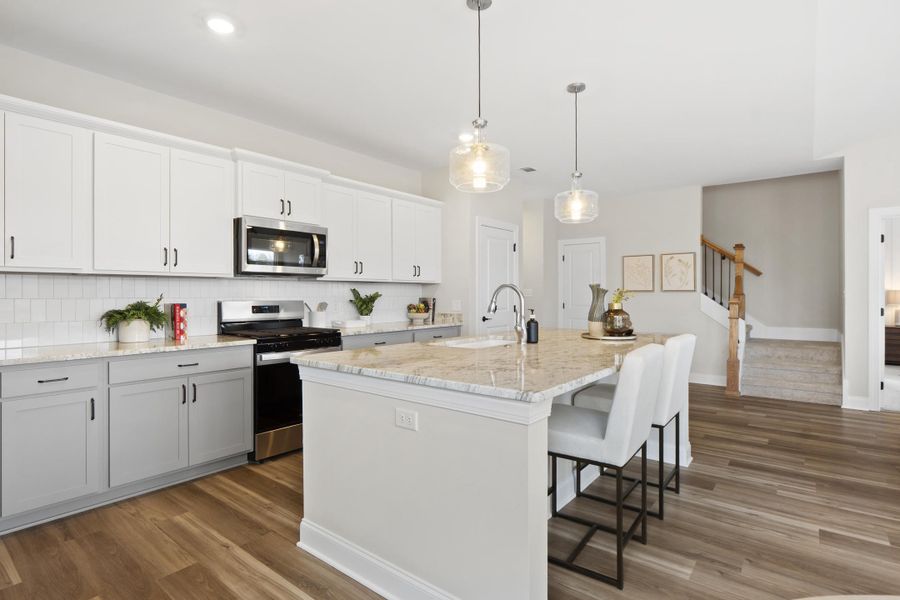 Furnished interior view inside a new home in Hamilton on Hunter, Ooltewah (Image 4).