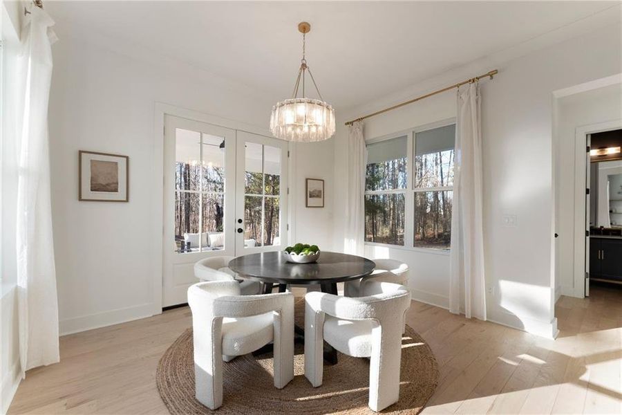 Furnished interior view inside a new home in , Cumming (Image 53). Furnished interior view inside a new home in , Cumming (Image 53).