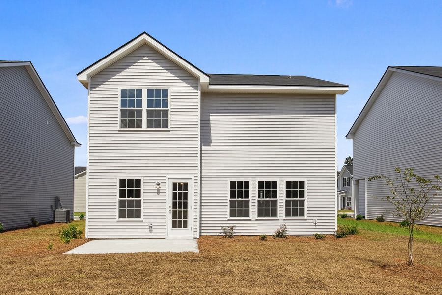 Representative exterior details of a home built from the The Dunham by RTS Homes in Lakeside at Fifteen West, Hinesville (Image 21).