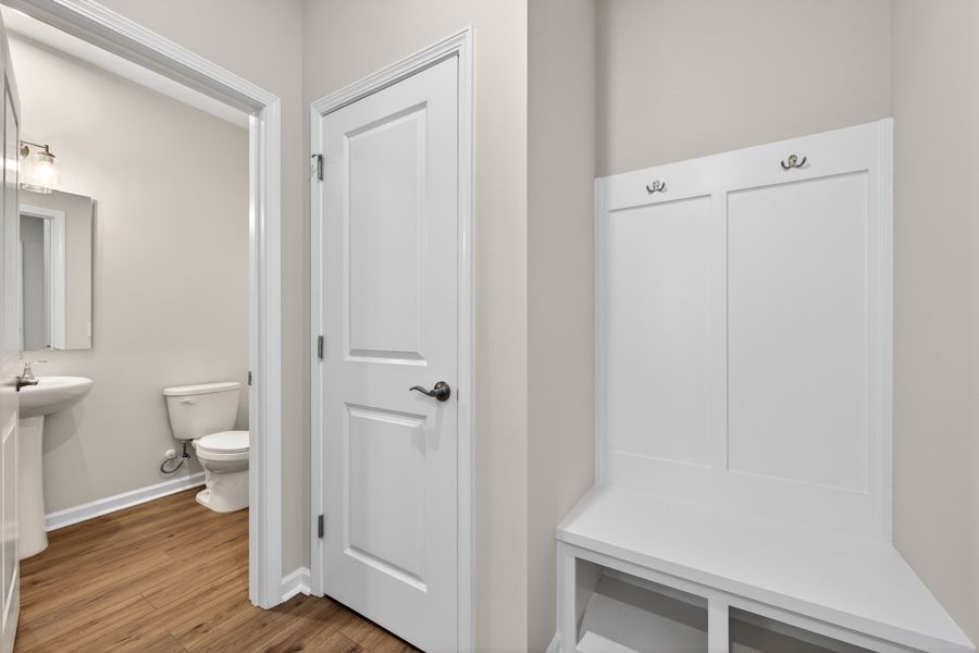 Furnished interior view inside a new home in Ellis Townes, Charlotte (Image 11). Furnished interior view inside a new home in Ellis Townes, Charlotte (Image 11).