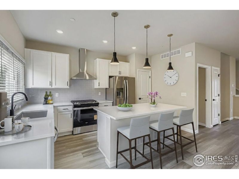 Abundance of storage and upgraded appliances