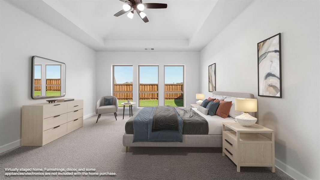 Furnished interior view inside a new home in Terraces 72', Rockwall (Image 6).