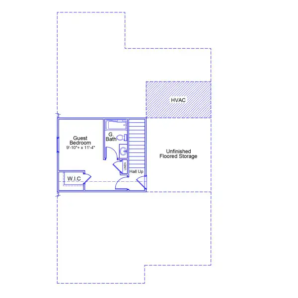 2D floor plan layout of this home in Ovation at Sweetbrier, Durham, NC (Image 3).