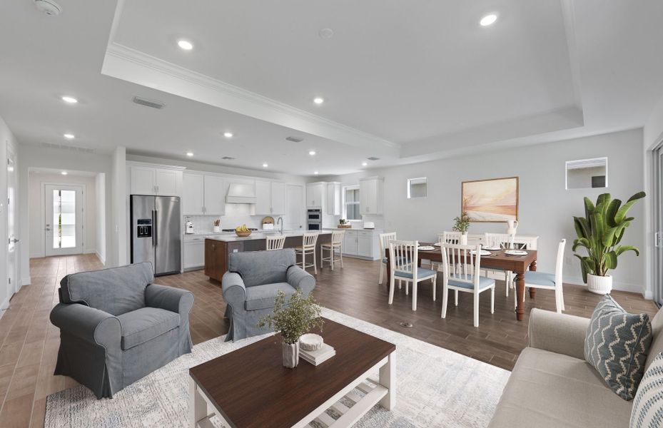 Spacious gathering room